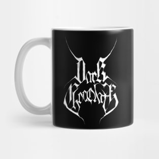 Dark Chocolate Black Metal Logo Mug